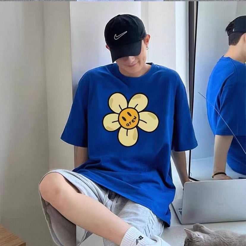 Camiseta Drew House Smiling Flower "Azul"