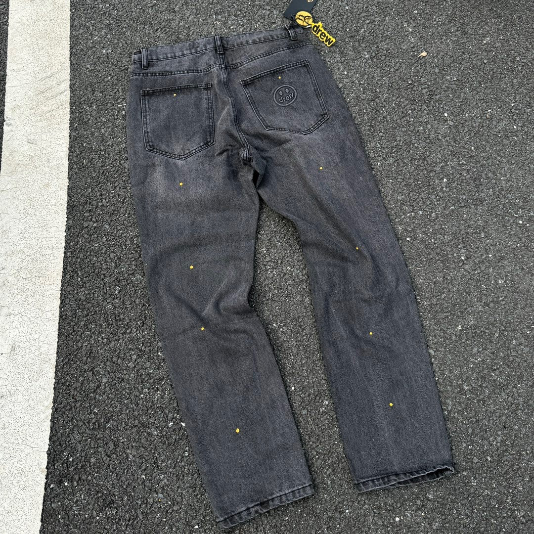 Calça Drew House Jeans Escuro Rasgada