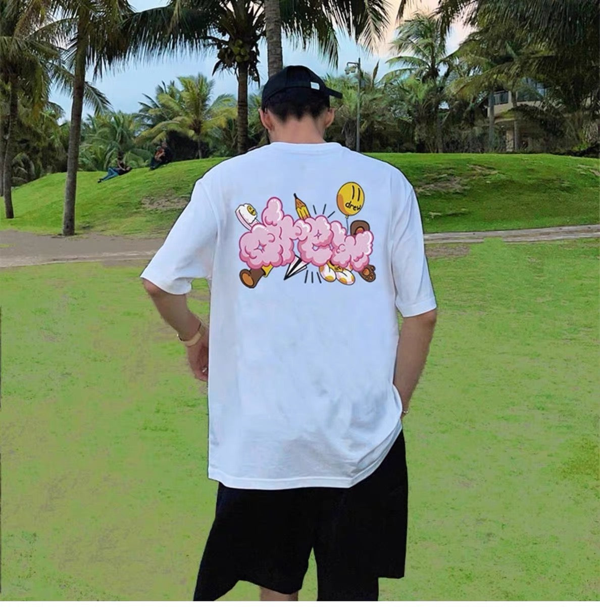 Camiseta Drew House Mascot Doodles