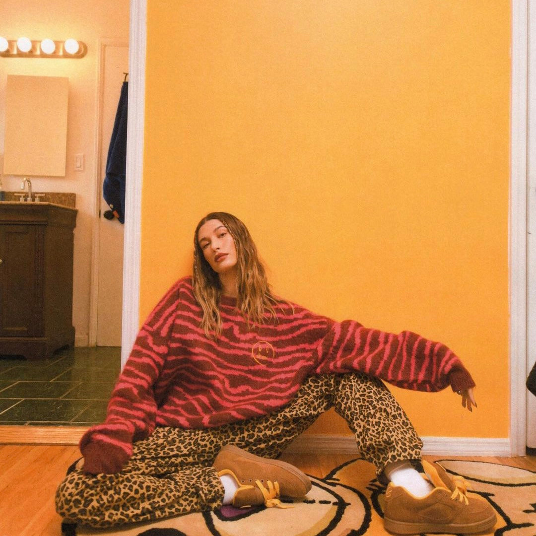 Suéter Listrado Drew "Smile Face"