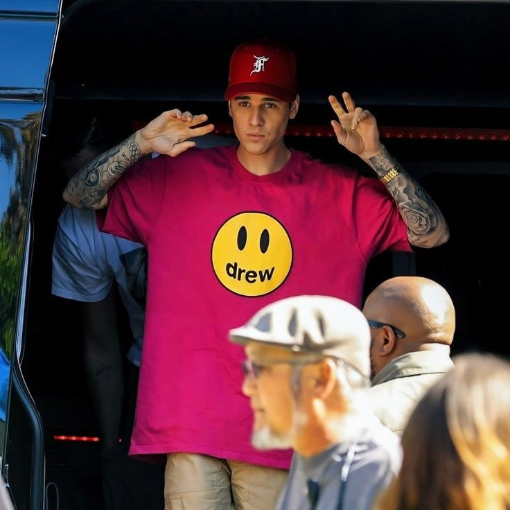 Camiseta Tradicional Smile Mascot "Rosa Pink" PRONTA-ENTREGA