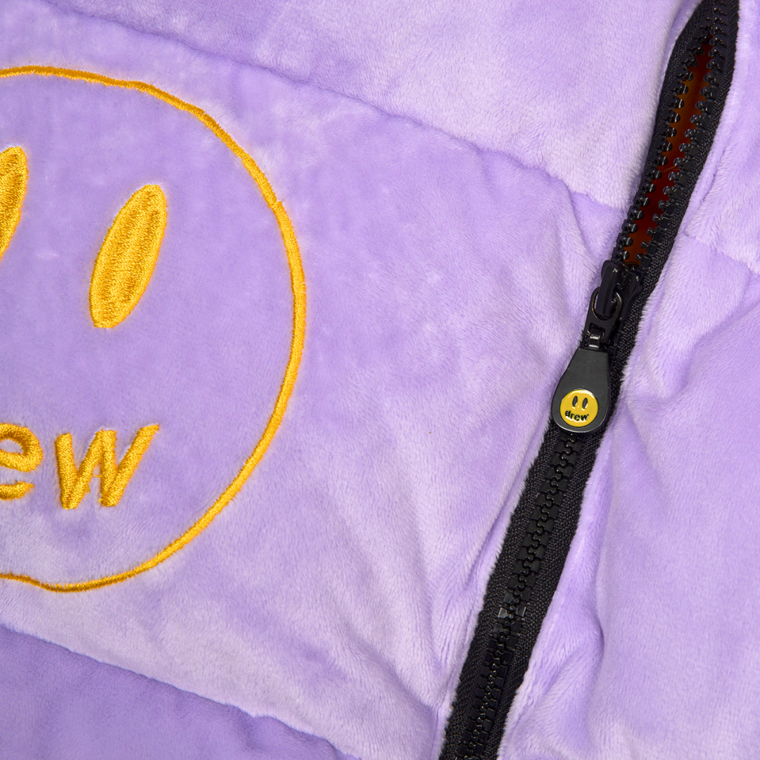 Jaqueta Puffer Lavender "Rock in Rio 2022" Drew House