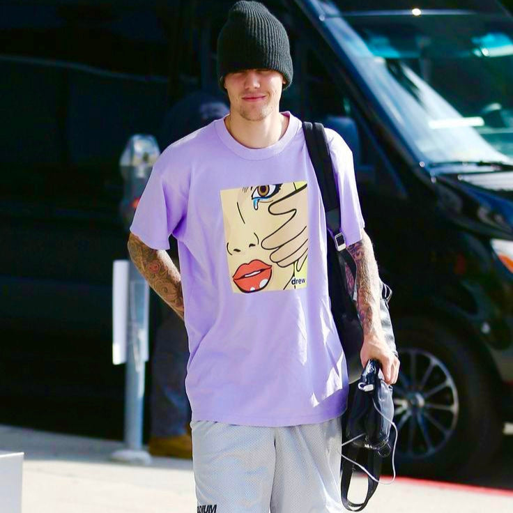 Camiseta Drew House Girl Face "Lilás"