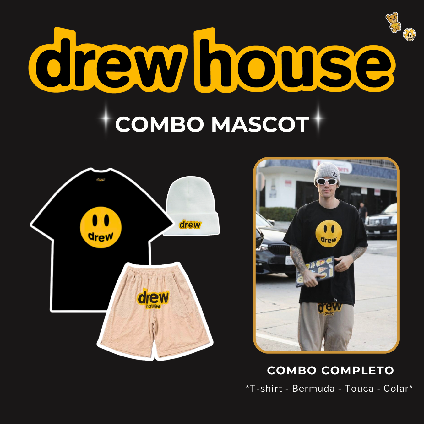 EXCLUSIVO COMBO MASCOT - ESCOLHA SEU COMBO