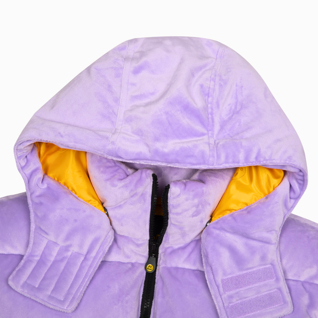 Jaqueta Puffer Lavender "Rock in Rio 2022" Drew House
