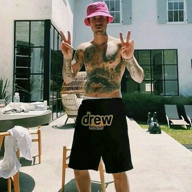 Bermuda Elastic Casual Drew House "Preto"