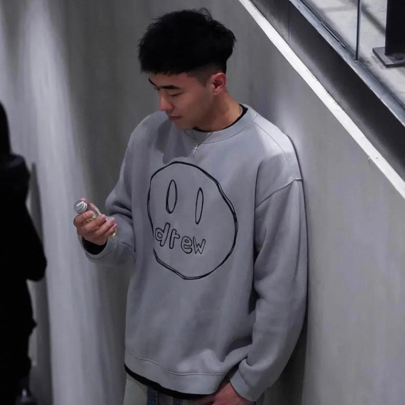 Suéter Drew Leaked Mascot "Cinza"