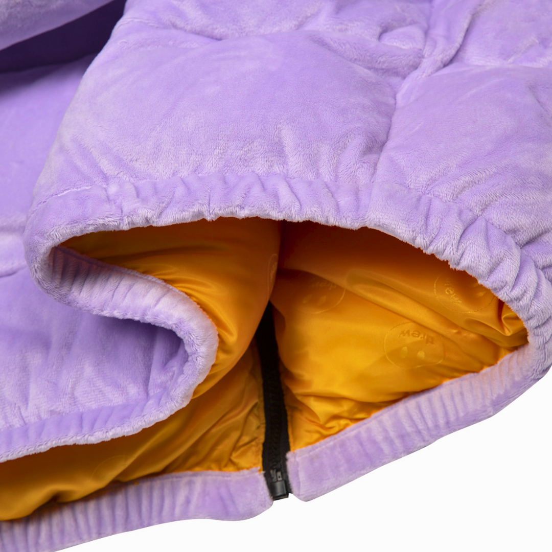 Jaqueta Puffer Lavender "Rock in Rio 2022" Drew House