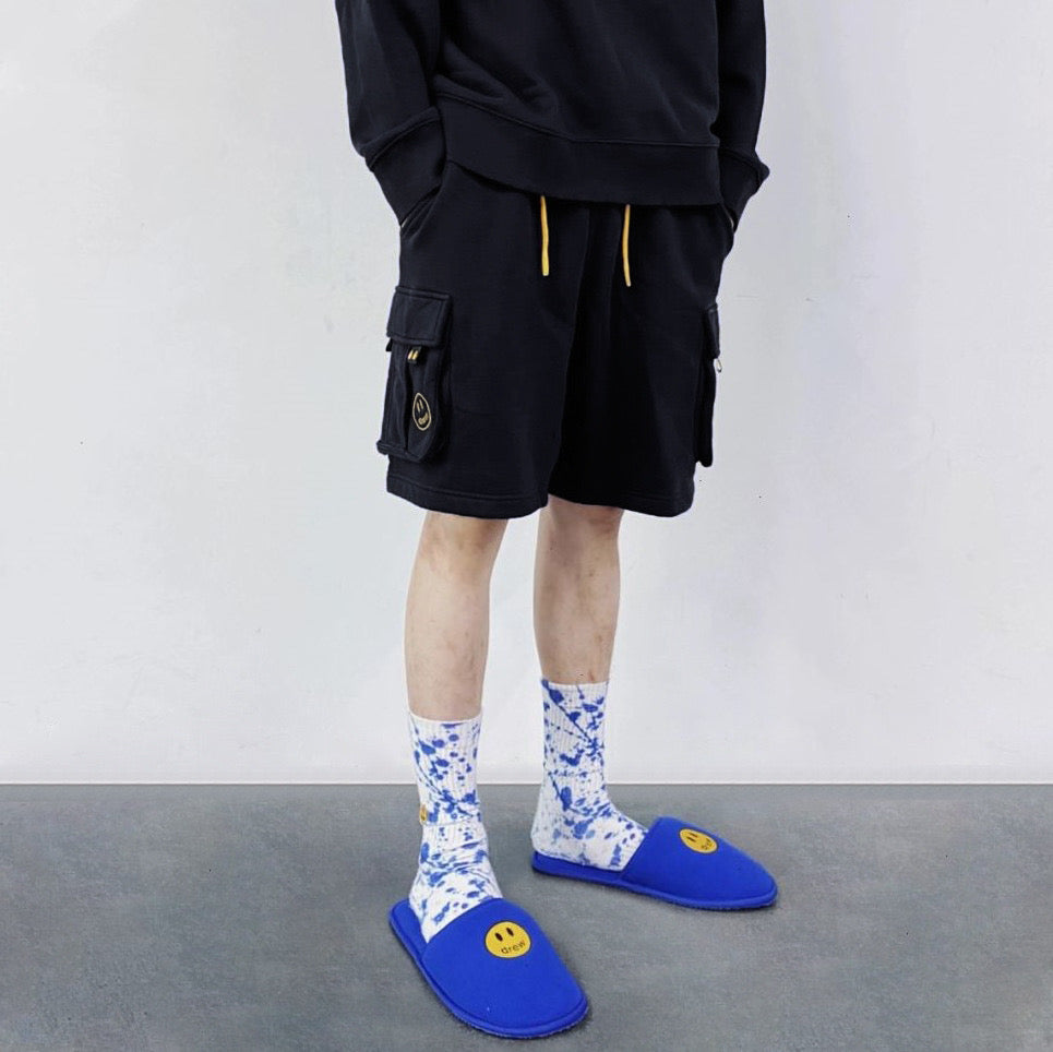 Bermuda Moletom Cargo "Black"