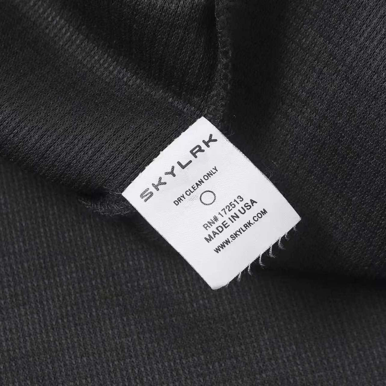 Suéter SKYLRK "Waffle Mock Neck" Preto