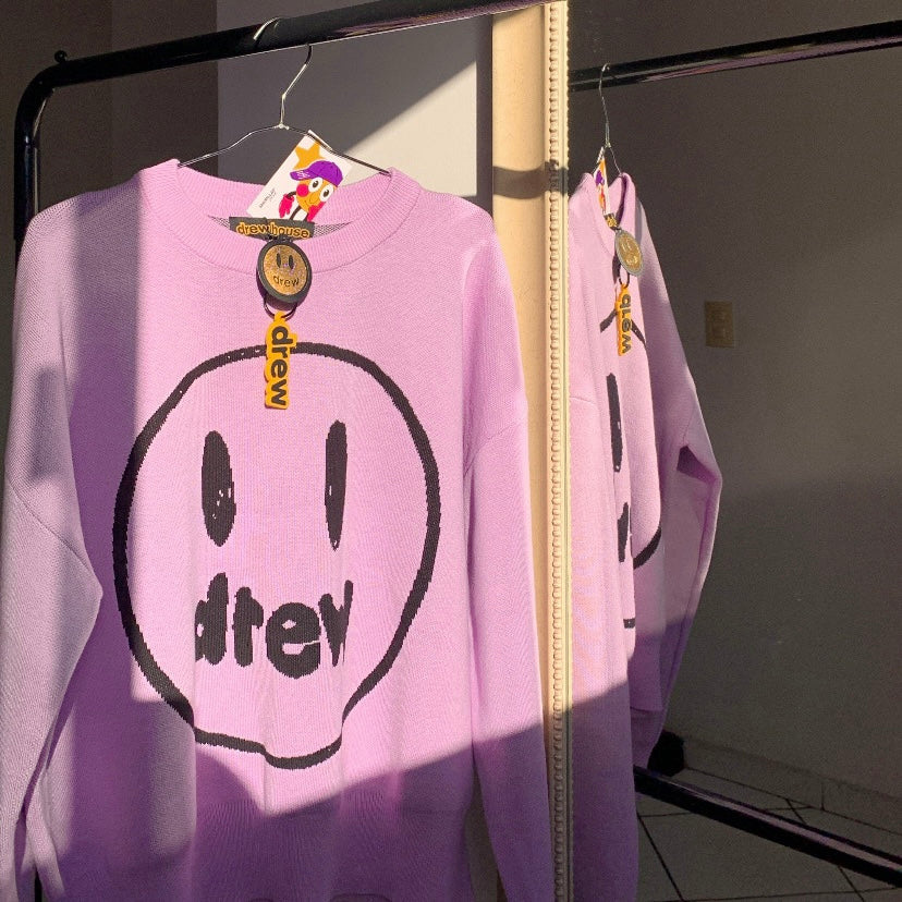 Suéter Drew House Mascot Vazado "Lilás"