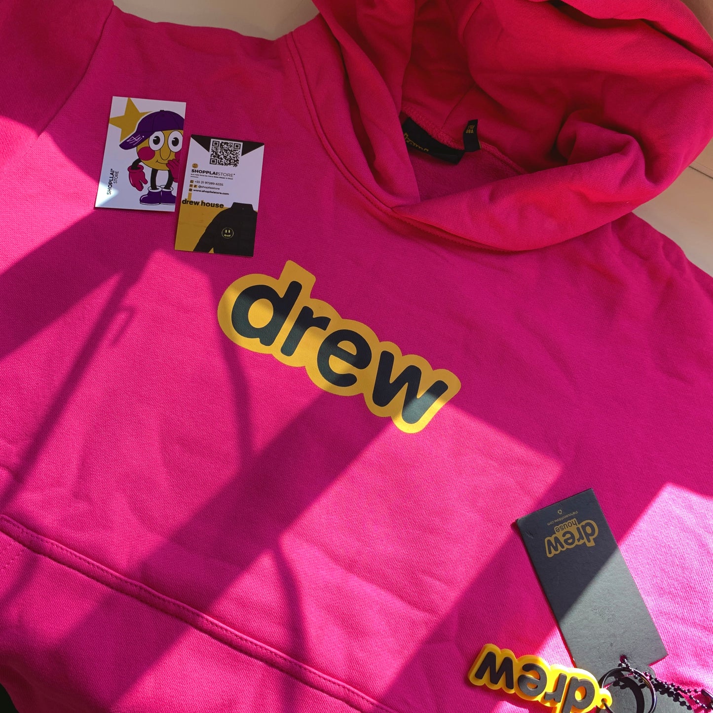 Moletom Drew House Logo "Drew" Rosa Pink