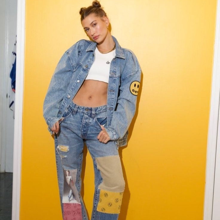 Calça Drew House Streetwear Jeans Claro