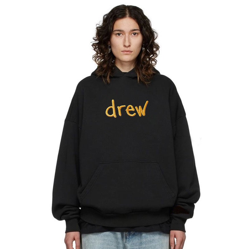 Moletom Drew House Logo Bordada "Preto"