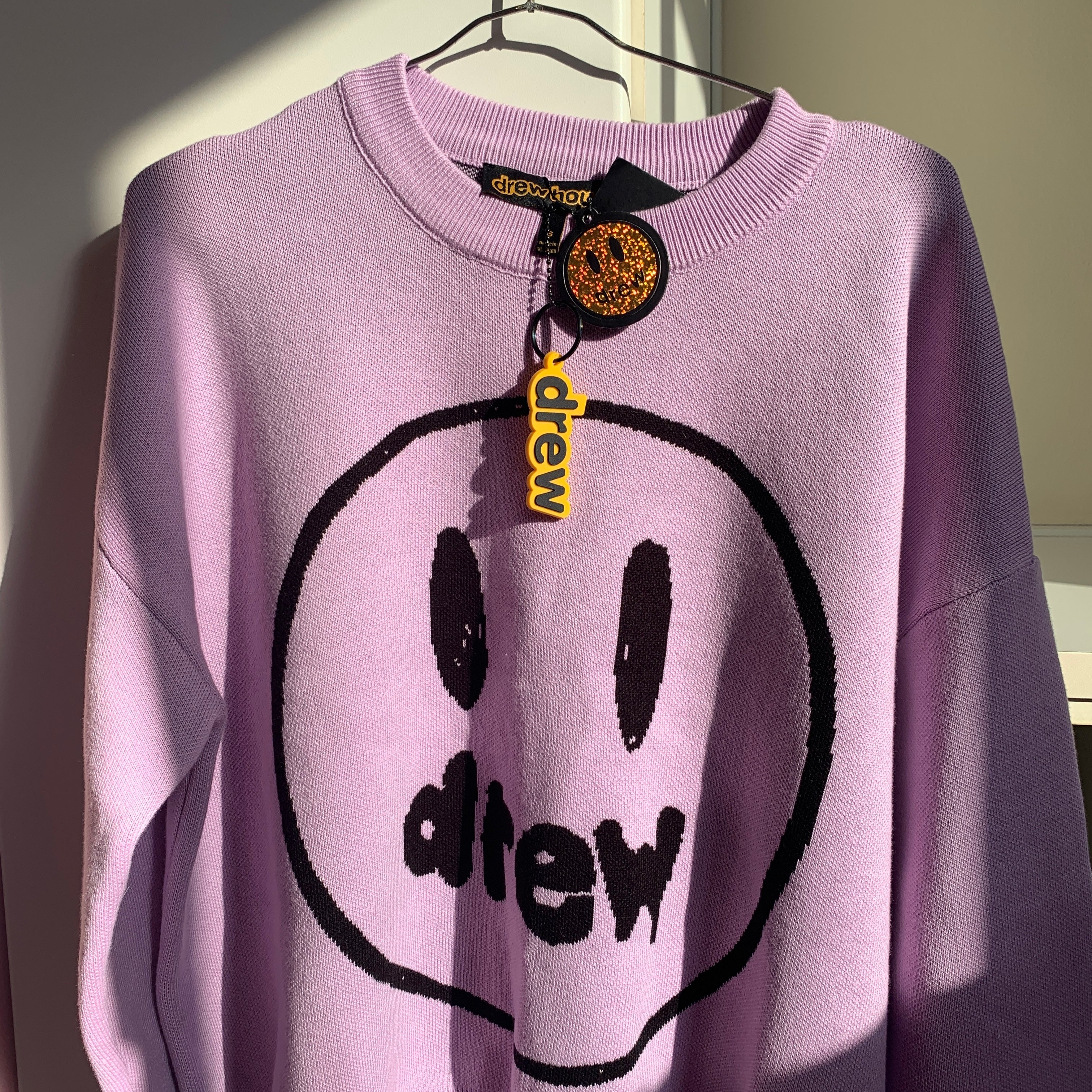 Suéter Drew House Mascot Vazado "Lilás"