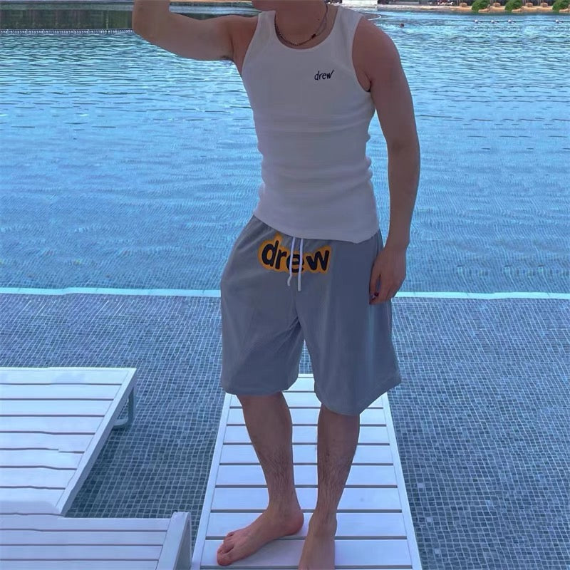 Bermuda Elastic Casual Drew House "Cinza"