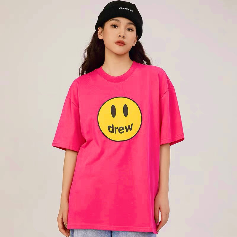 Camiseta Tradicional Smile Mascot "Rosa Pink" PRONTA-ENTREGA