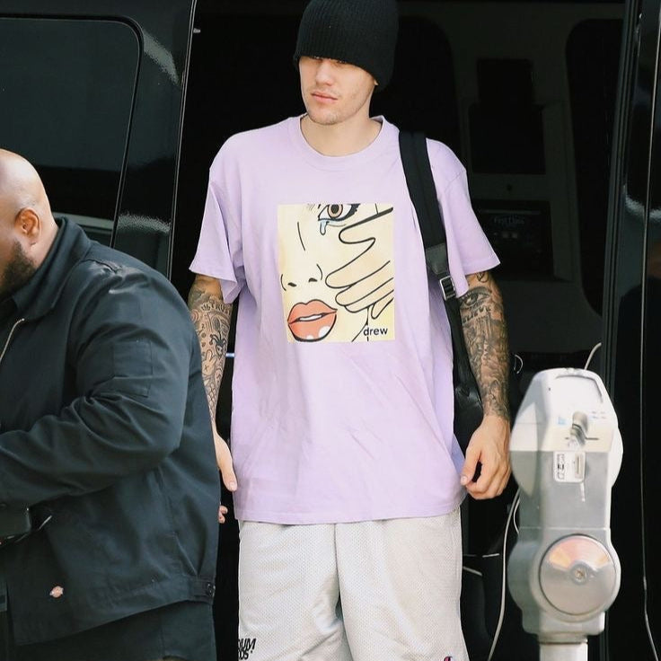 Camiseta Drew House Girl Face "Lilás"