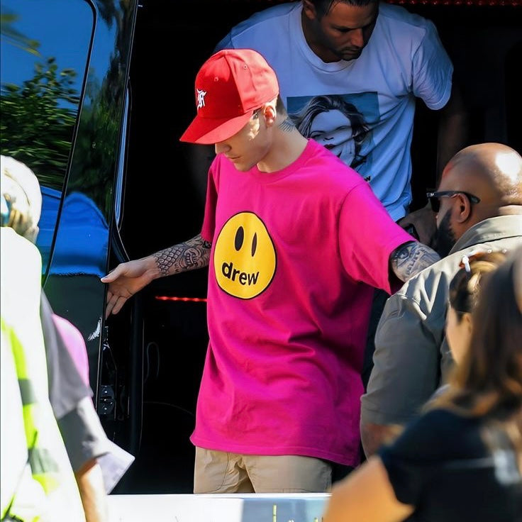 Camiseta Tradicional Smile Mascot "Rosa Pink" PRONTA-ENTREGA