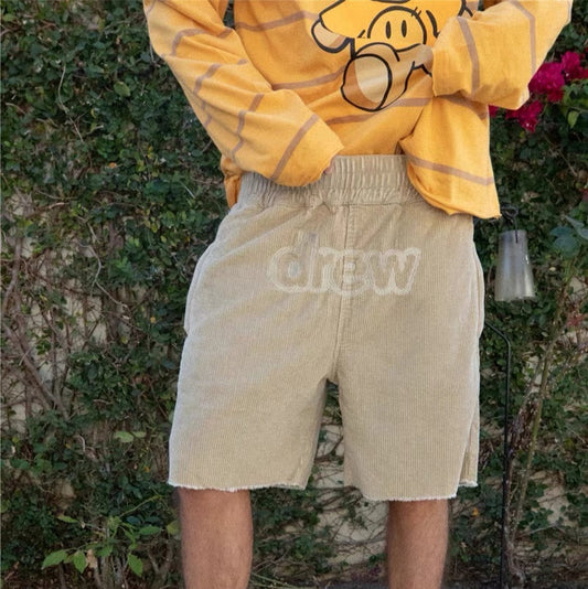 Bermuda Cotton Logo Drew House "Creme" PRONTA ENTREGA