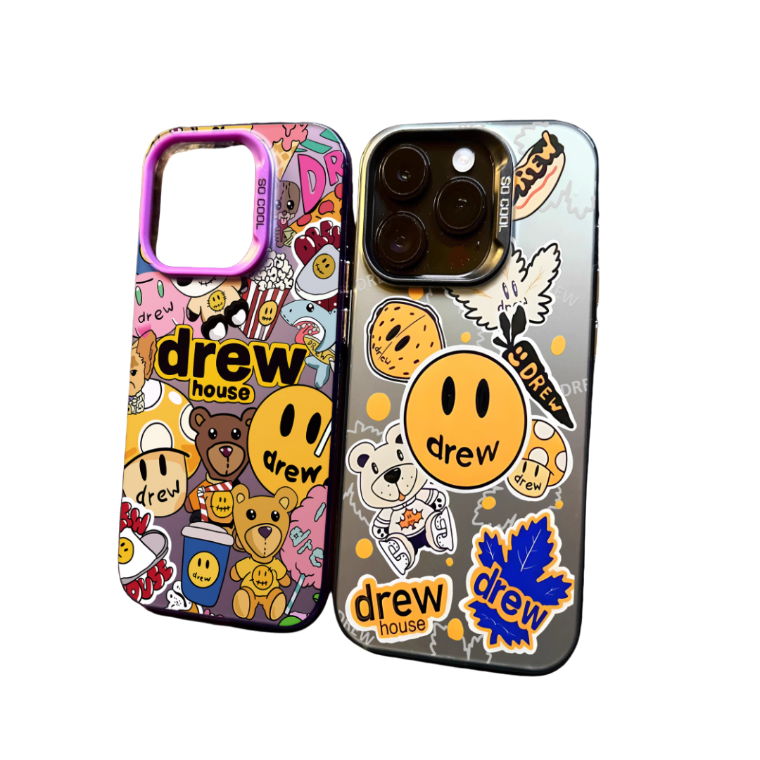 Iphone Case Stickers Drew "Lilás" - PRONTA ENTREGA