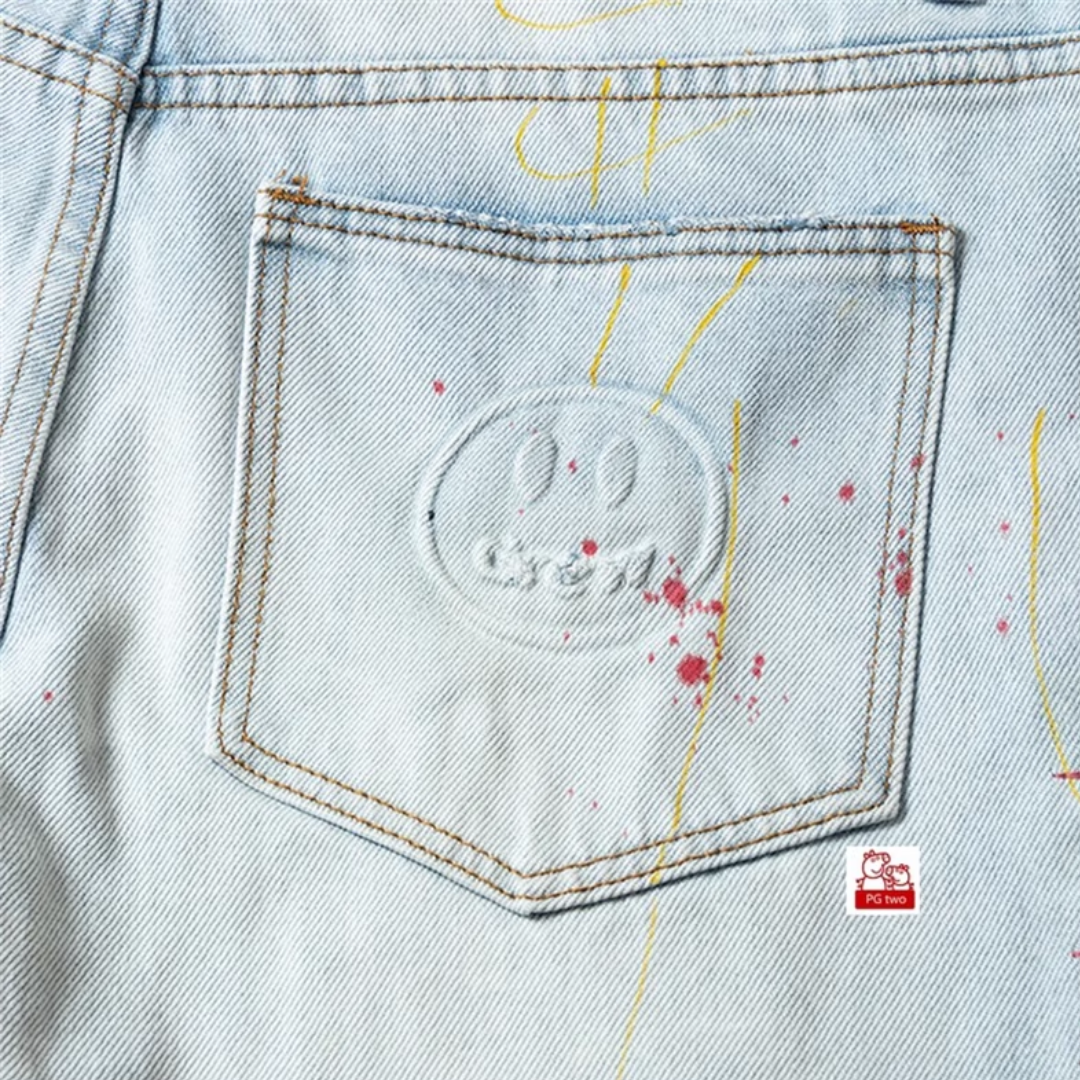 Calça Rasgada Drew House "Mascot Bear"