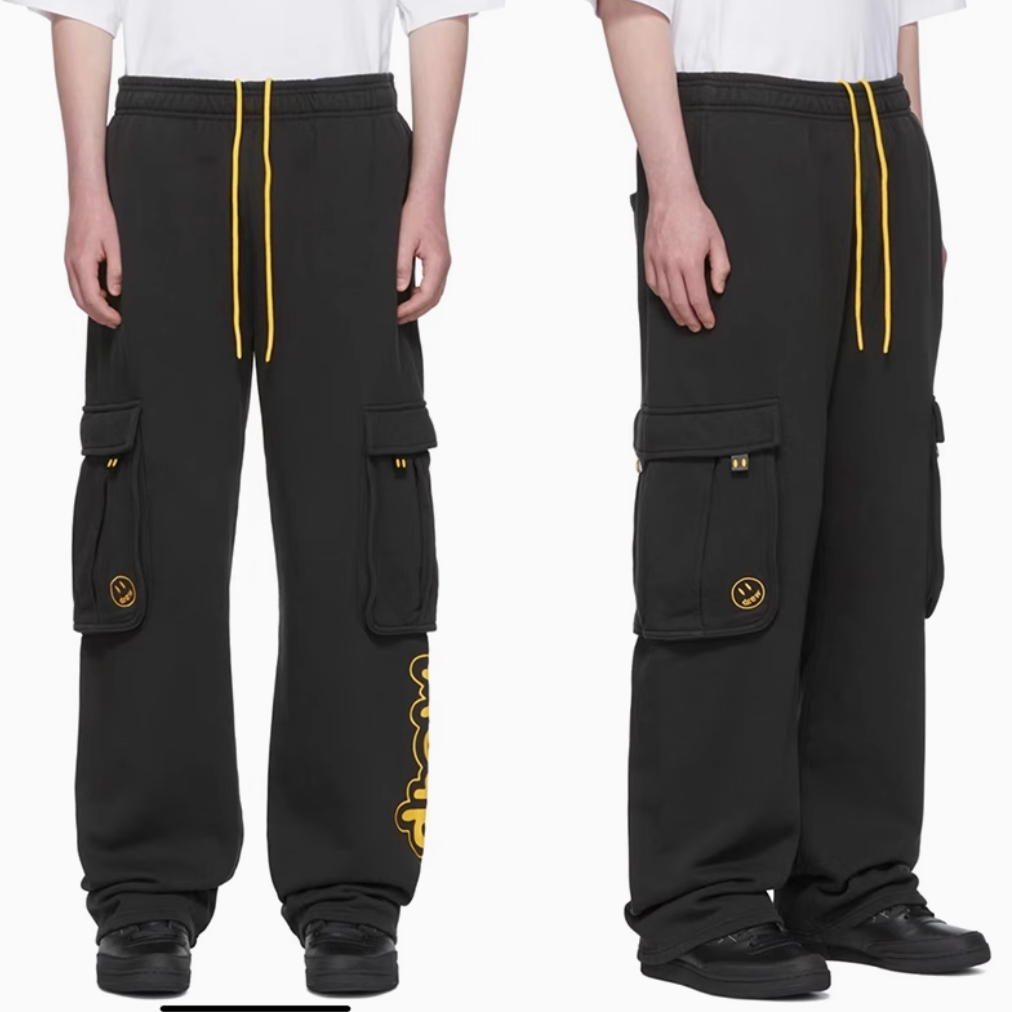 Calça Cargo Moletom Logo "Drew"