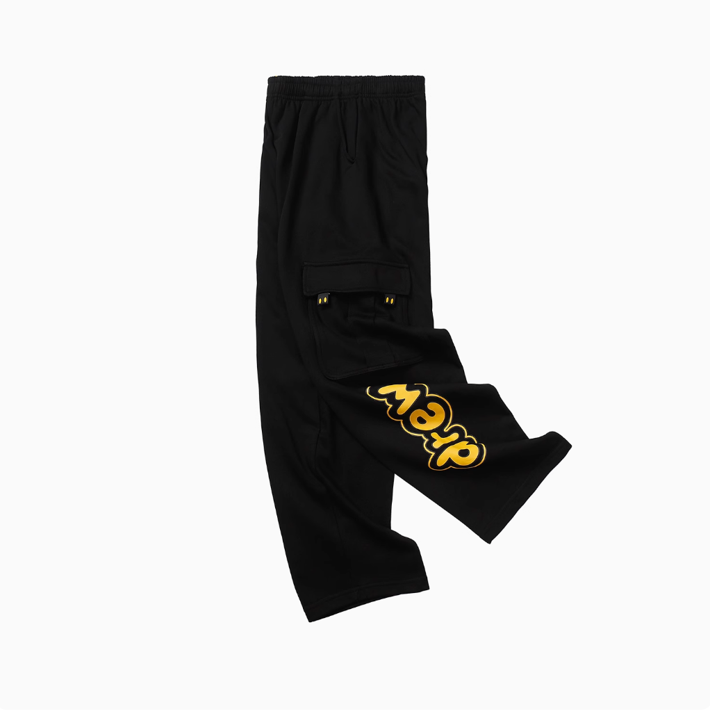 Calça Cargo Moletom Logo "Drew"