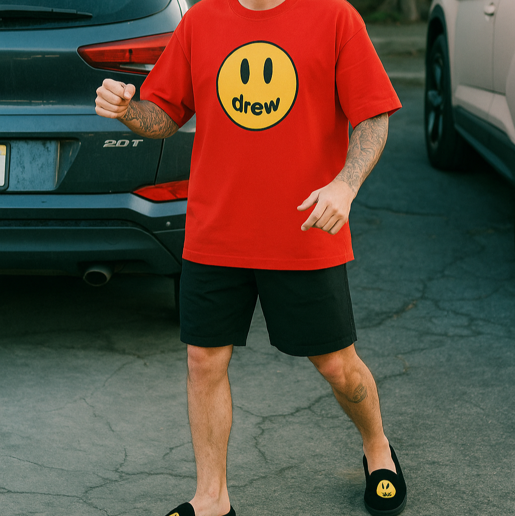 Camiseta Tradicional Smile Mascot "Vermelho" - PRONTA ENTREGA