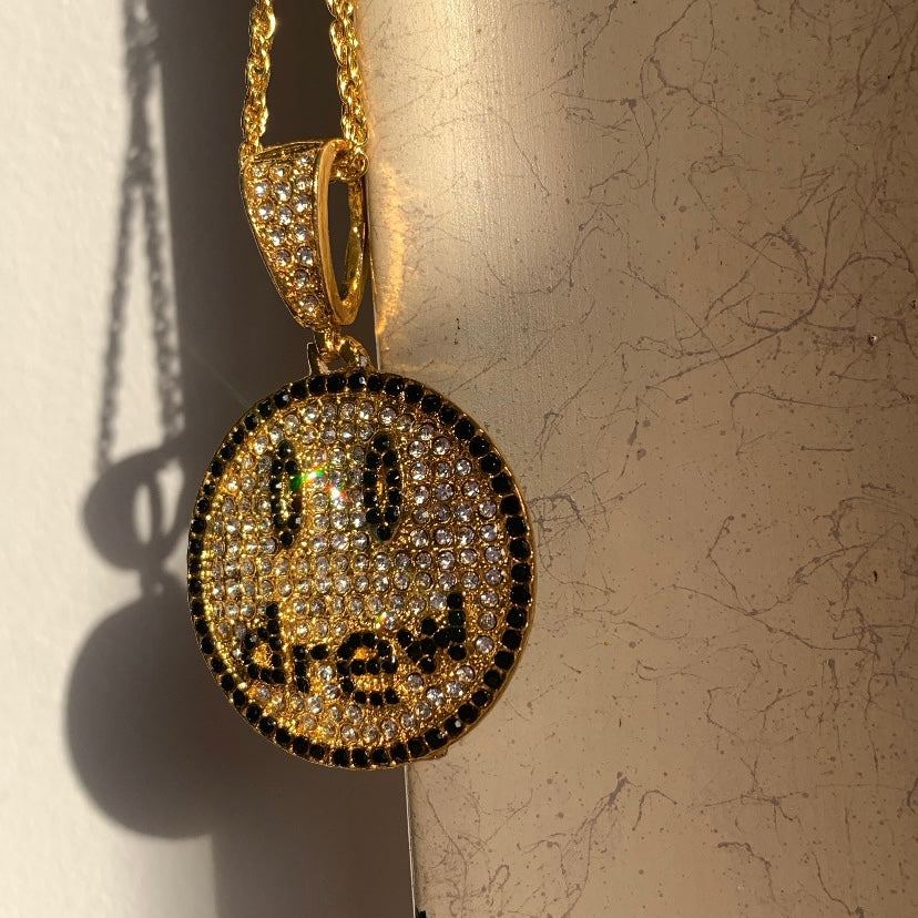 Cordão Diamante Dourado "Smile Mascot"- PRONTA ENTREGA