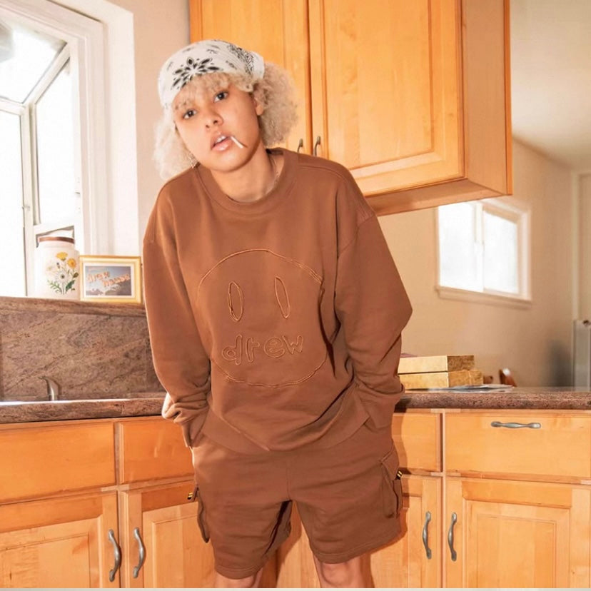 Suéter Drew Leaked Mascot "Marrom"