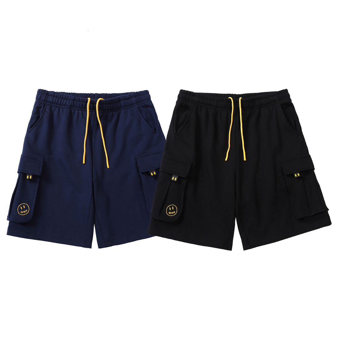 Bermuda Moletom Cargo "Black"