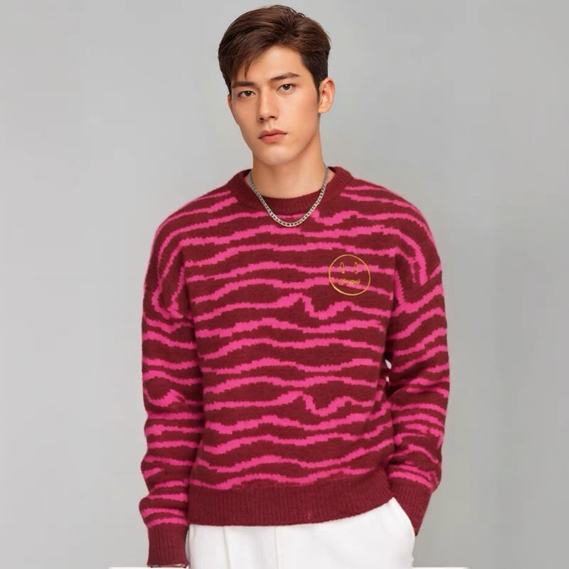 Suéter Listrado Drew "Smile Face"