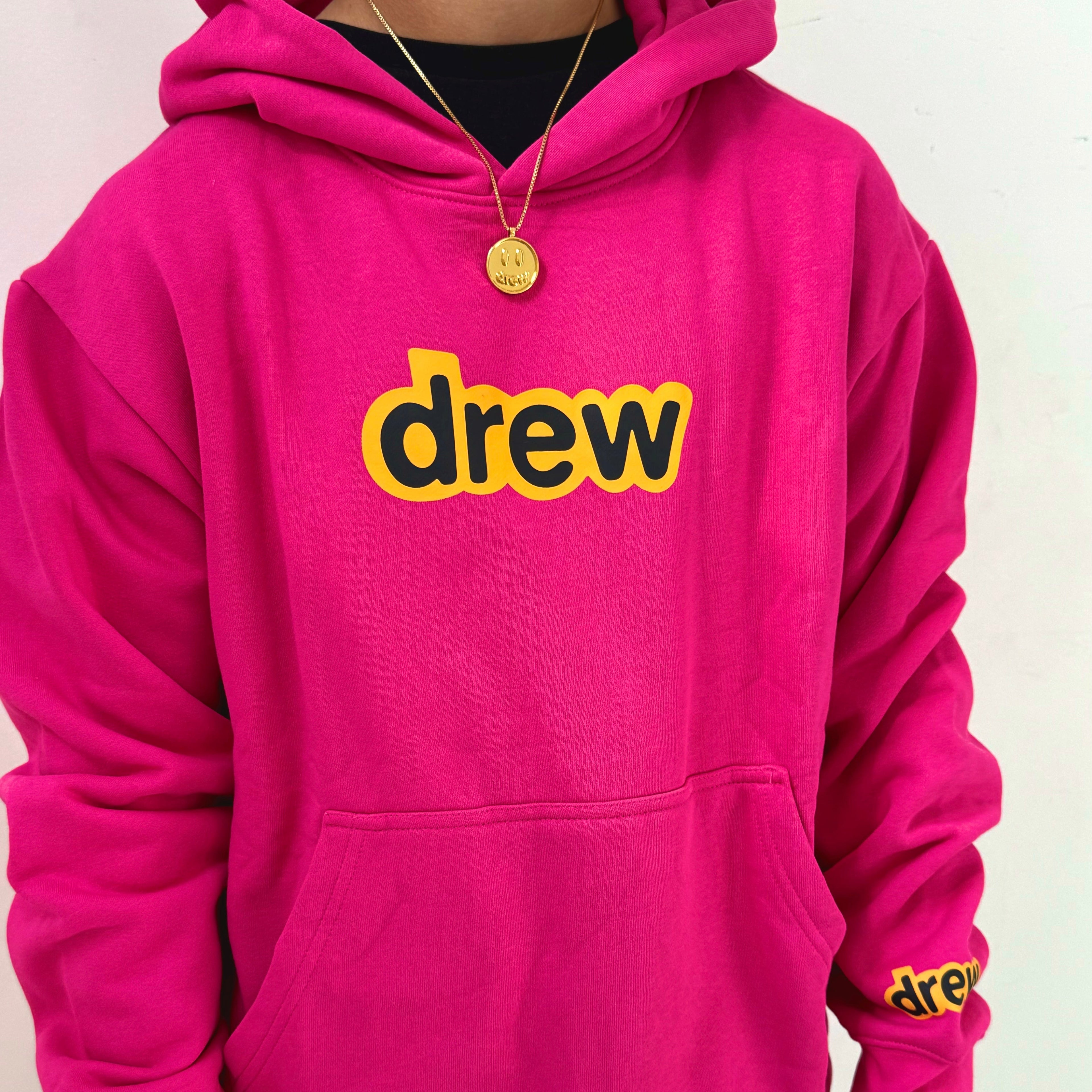 Moletom Drew House Logo "Drew" Rosa Pink