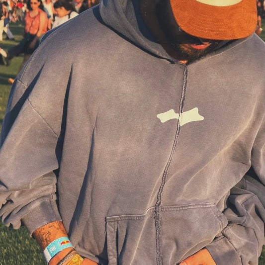 Moletom SKYLRK No Zip Hoodie Ash
