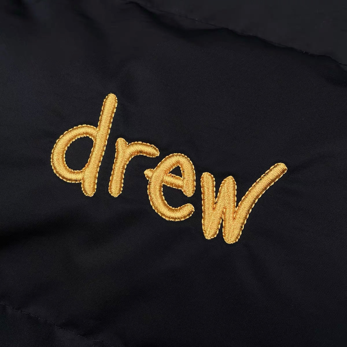 Jaqueta Puffer Logo Drew "Preta"