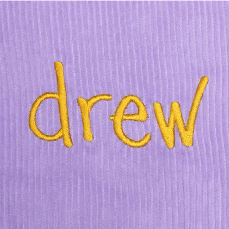 Jaqueta Canelada de Camurça "Lilás" Drew House