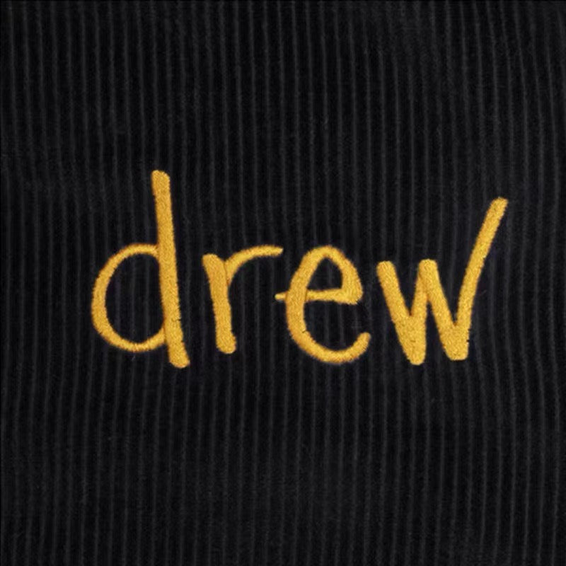 Jaqueta Canelada de Camurça "Preta" Drew House