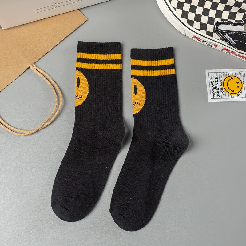 Meia Listrada Drew House Smile Mascot