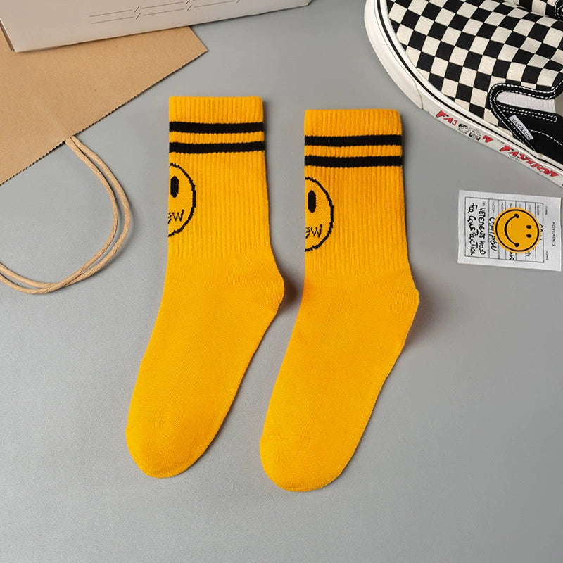 Meia Listrada Drew House Smile Mascot