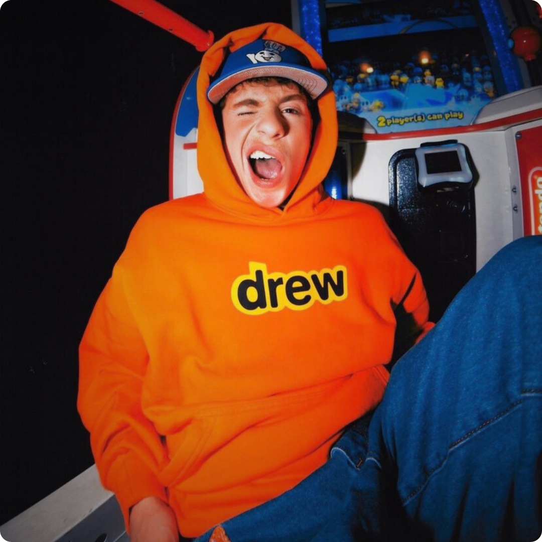 Moletom Drew House Logo "Drew" Laranja