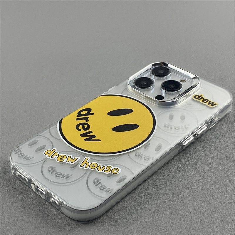 Drew House Mascot Light Silver Case "13 PRO MAX" - Pronta Entrega