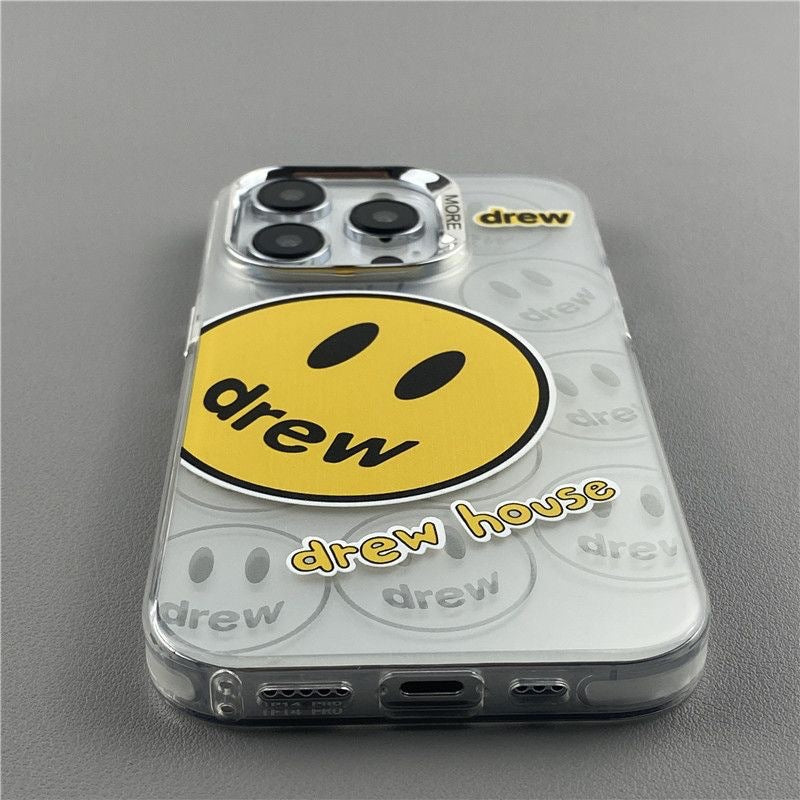 Drew House Mascot Light Silver Case "13 PRO MAX" - Pronta Entrega