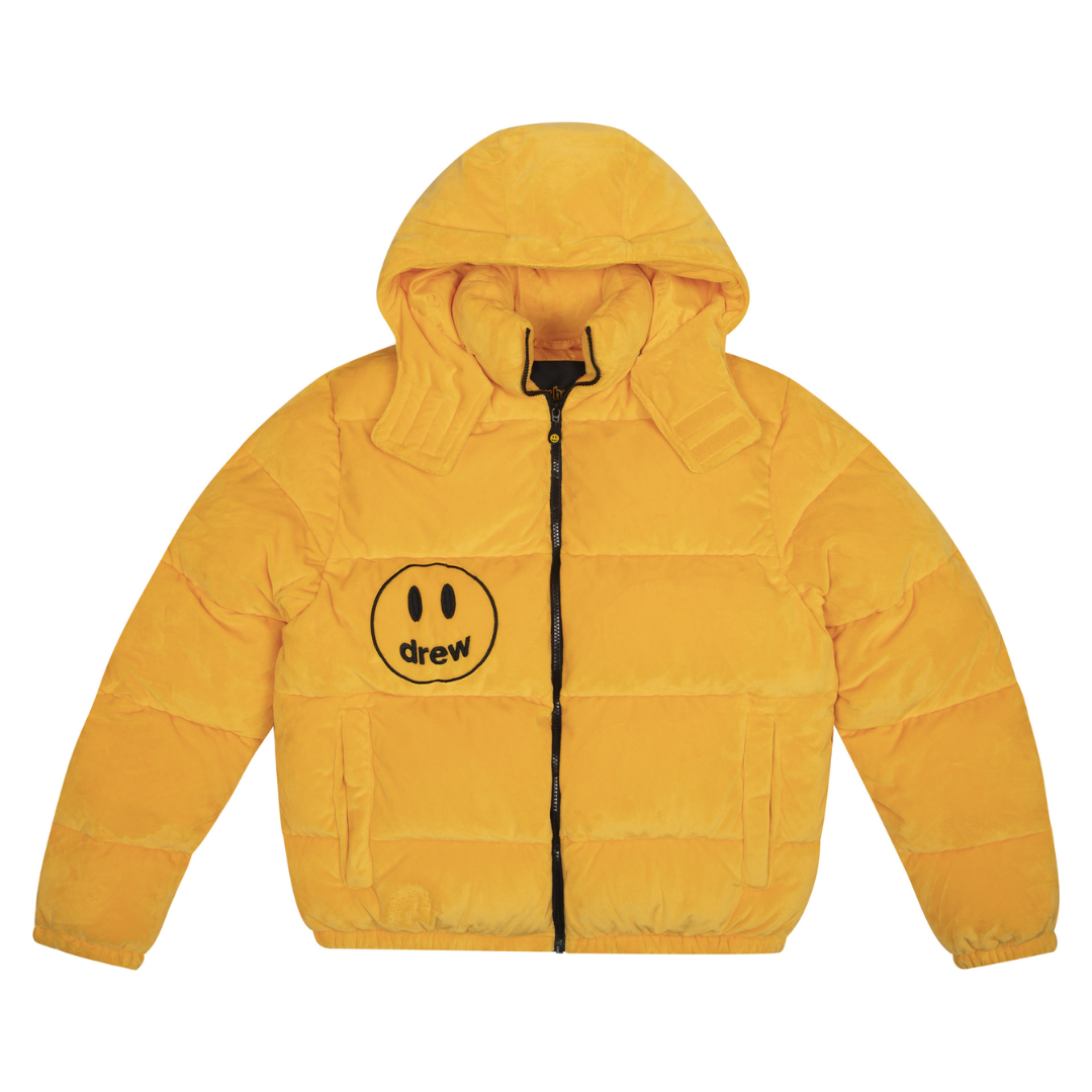 Jaqueta Puffer Hooded "Amarelo" Drew House