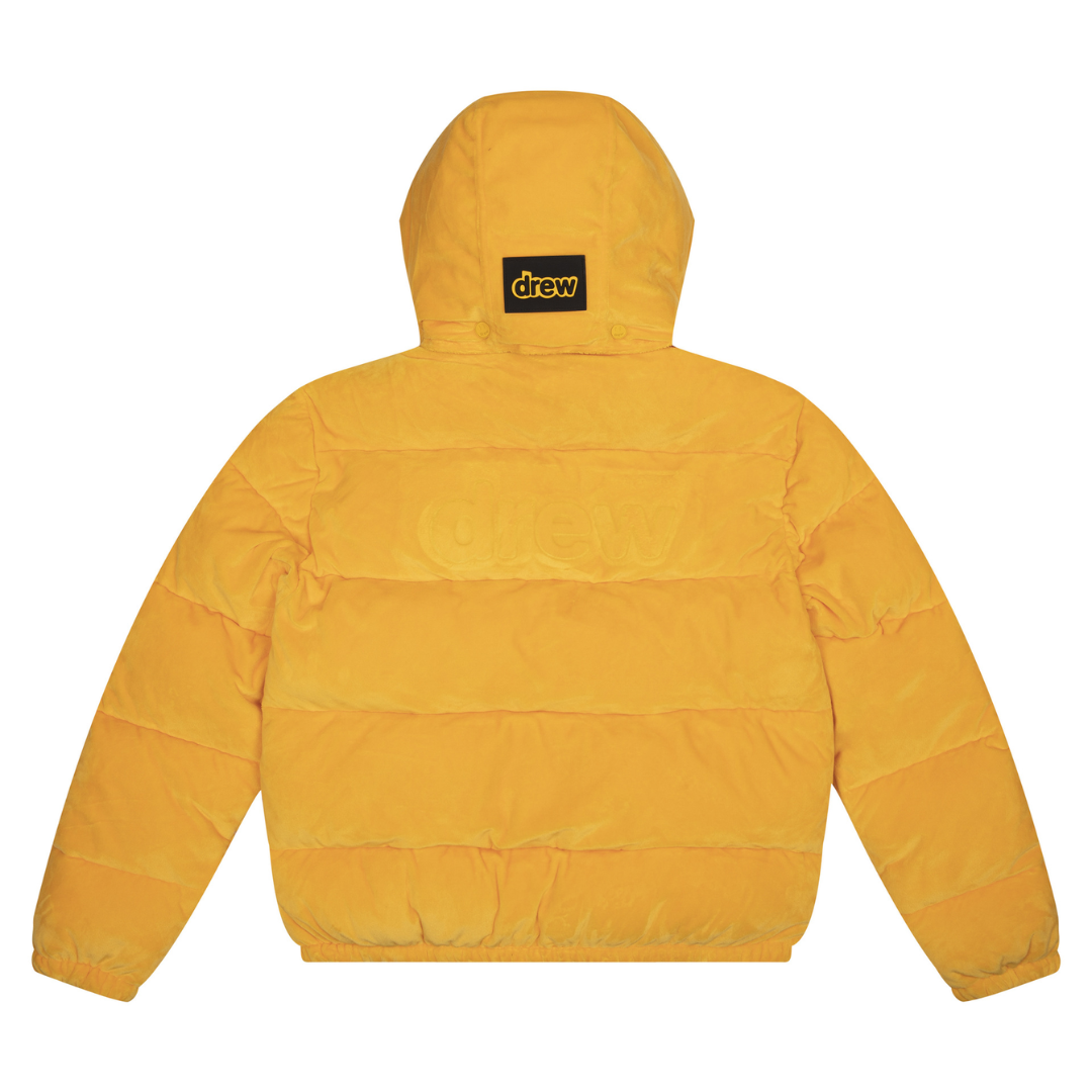 Jaqueta Puffer Hooded "Amarelo" Drew House