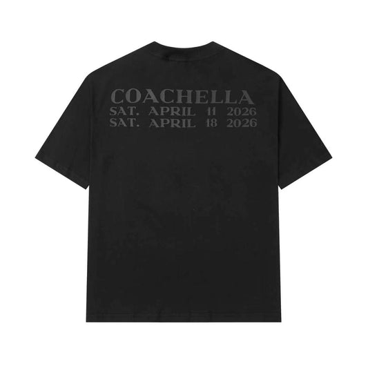 Camiseta Preta Streetwear "SWAG" SKYLRK Justin Bieber Coachella 2026