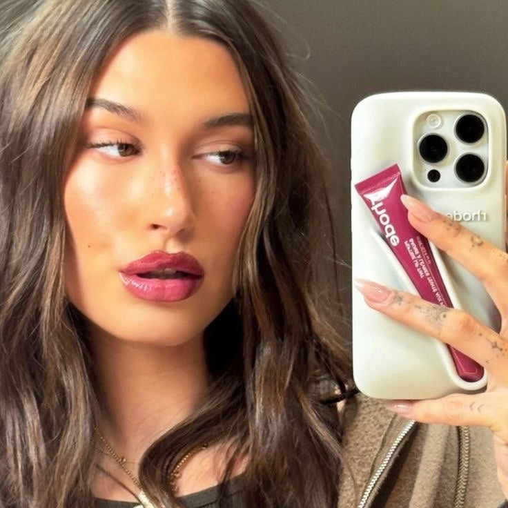 Rhode Lip Case de Hailey Bieber para Iphone - Cinza
