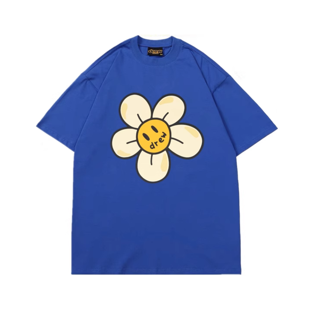 Camiseta Drew House Smiling Flower "Azul"