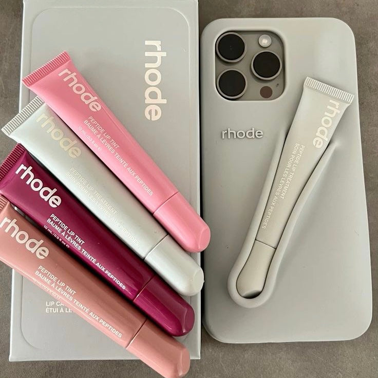 Rhode Lip Case para Iphone - Cinza