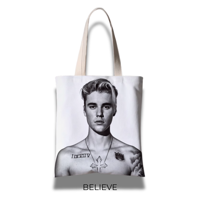 ECOBAG "BIEBERS" + 50 Figurinhas Drew (Leve 2)